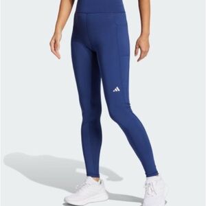 Adidas own the run Dark Blue High-Waisted Leggings running athletic small